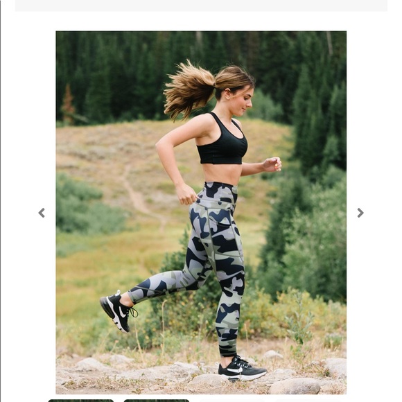 ZYIA Pants - Zyia camo 7/8 leggings L